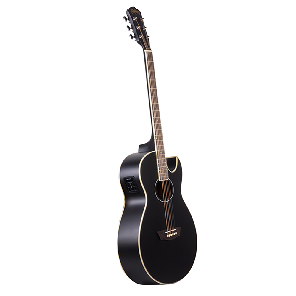 Guitarra electroacústica EA9B, color negro EntreKids