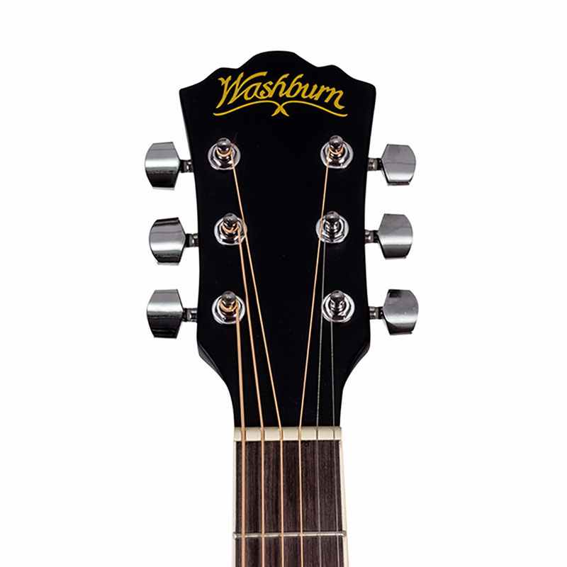 Guitarra electroacústica EA9B, color negro EntreKids