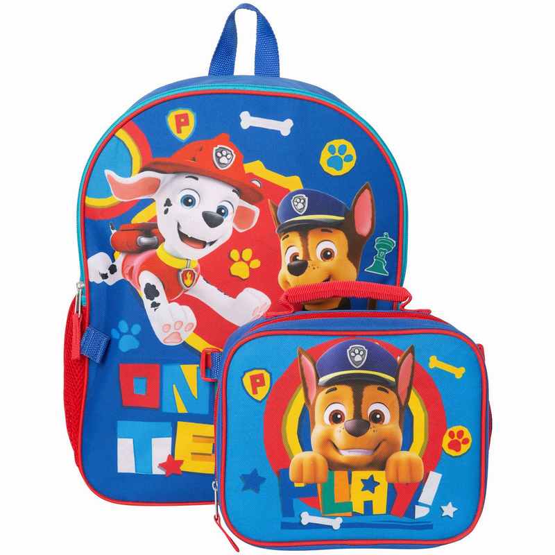 Paw Patrol - Mochila Con Lonchera - Escolar - Intek | EntreKids