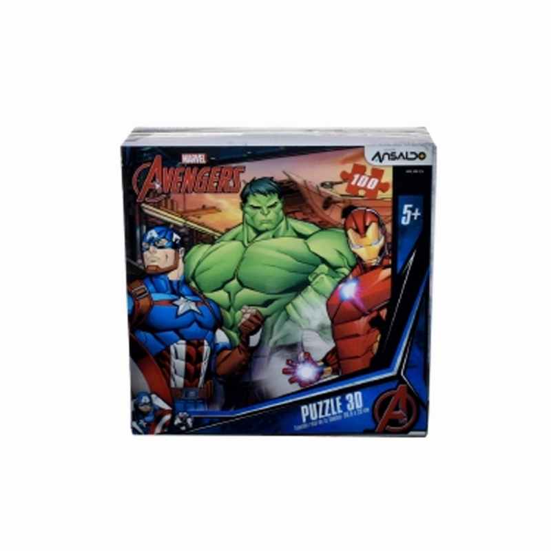Avengers Puzzle 3D 100 Piezas Marvel EntreKids