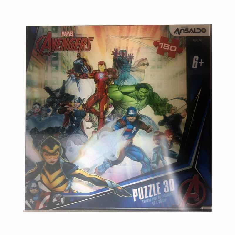 Avengers Puzzle 3D 150 Piezas Marvel EntreKids