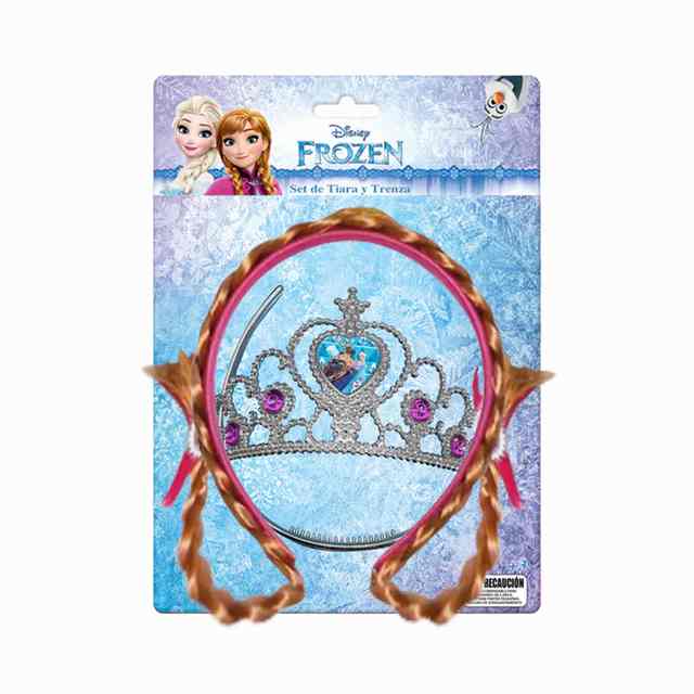 Frozen Anna Tiara Y Trenza Set Disney EntreKids