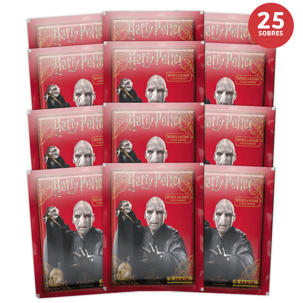Colección de sticker Harry Potter Anthology Pack con 25 Sobres EntreKids