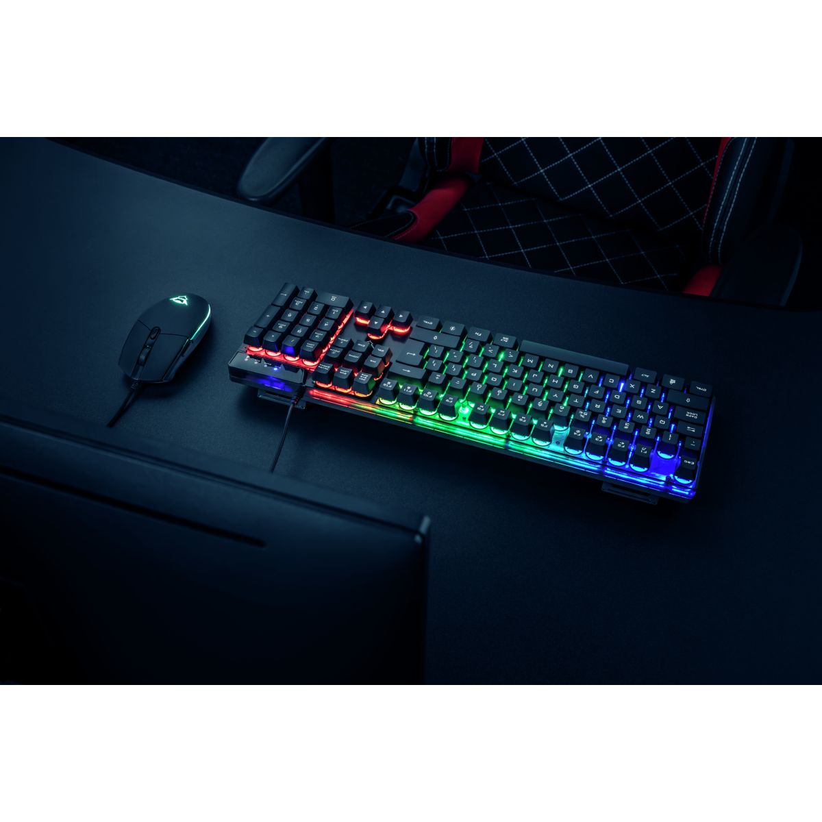 Combo Gamer Mouse y Keyboard Azor Trust GXT 838