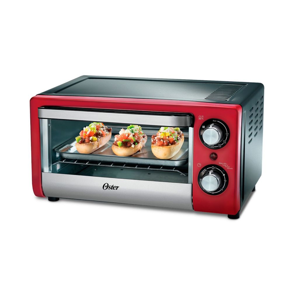 Horno Eléctrico Oster 10 litros Rojo | EntreKids