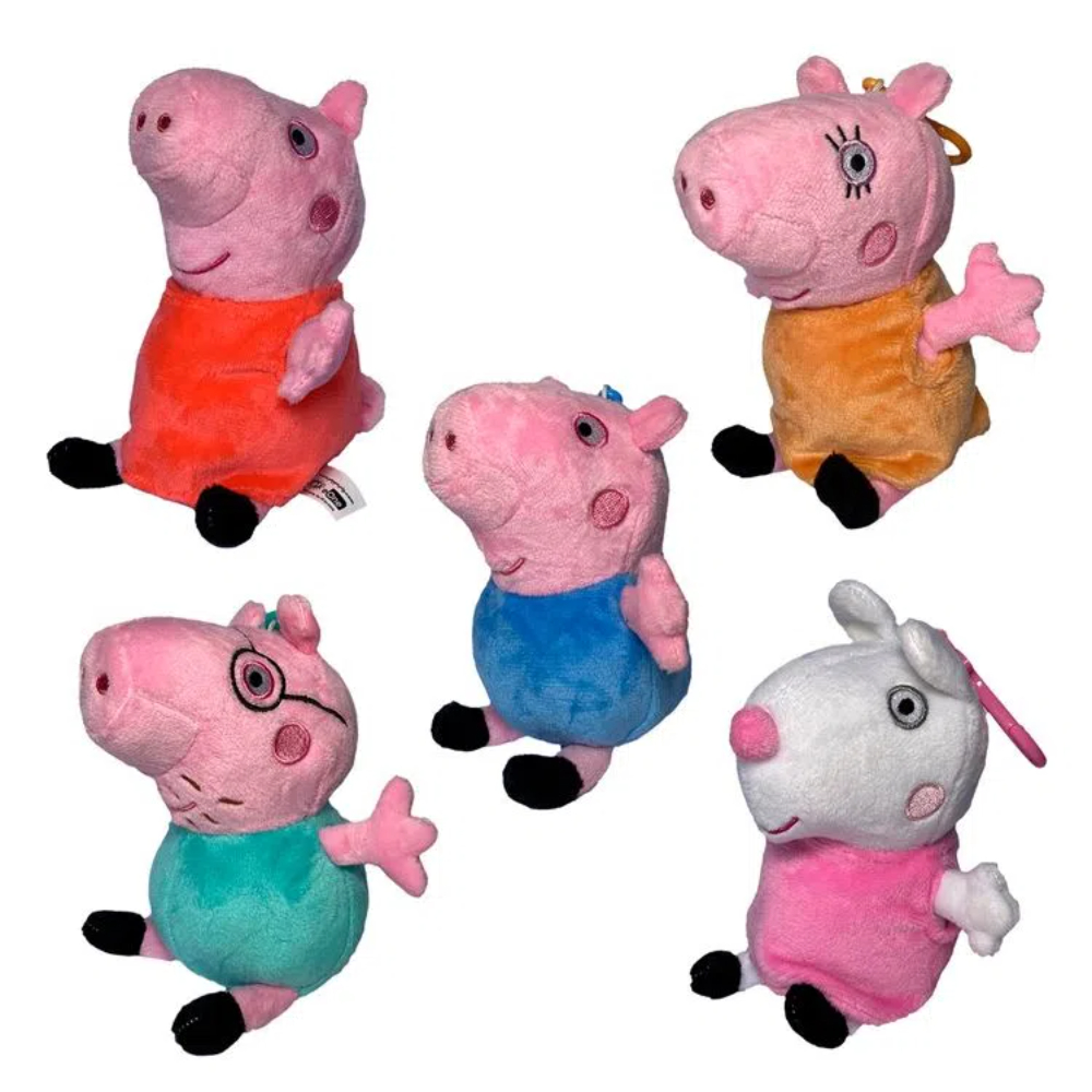 Peluche Peppa Pig Ty Beanies – 15 Cm, Tissu Ultra Doux, Lavable En Surface, Dès 36 Mois