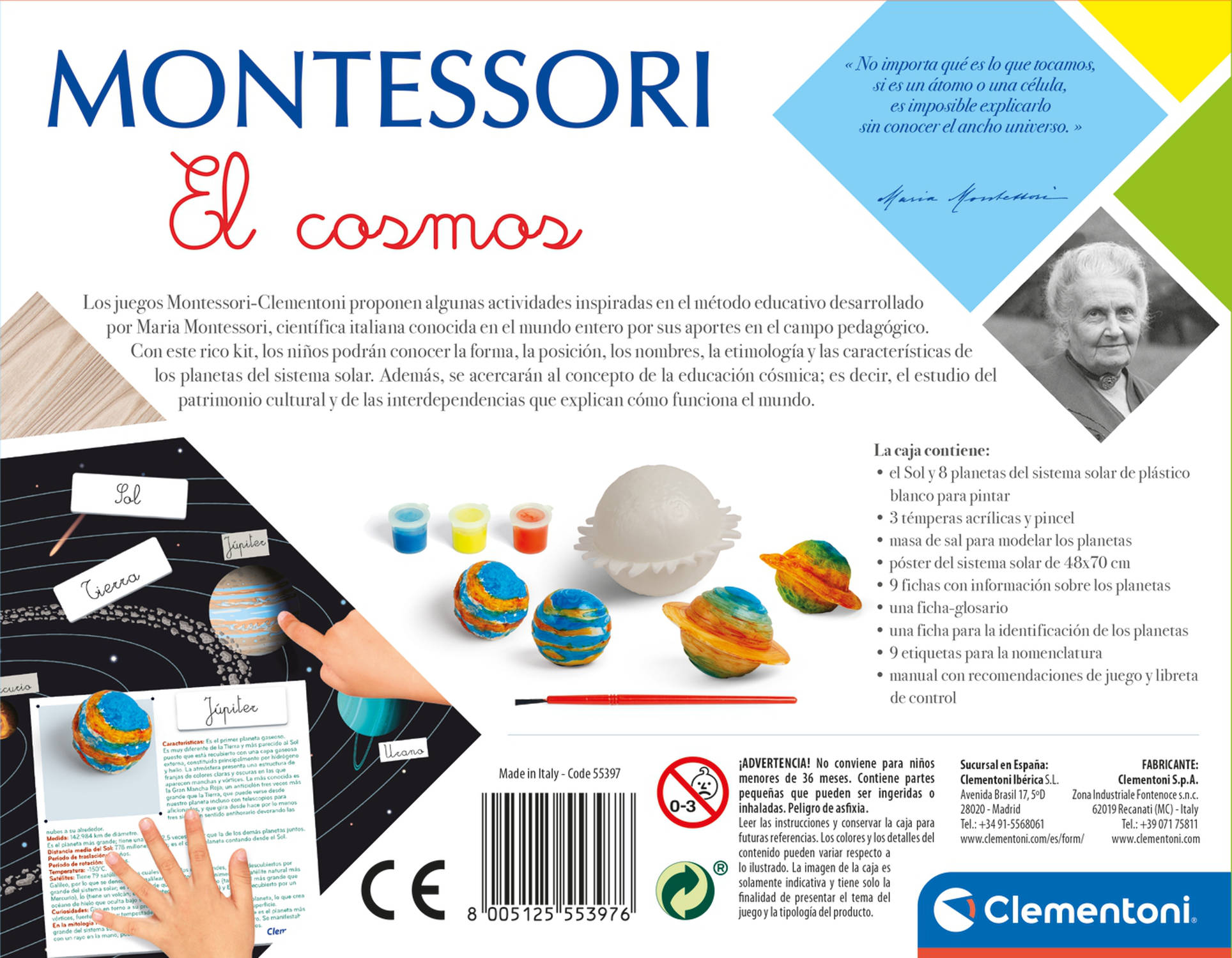 Juego Educativo Montessori El Cosmos | EntreKids
