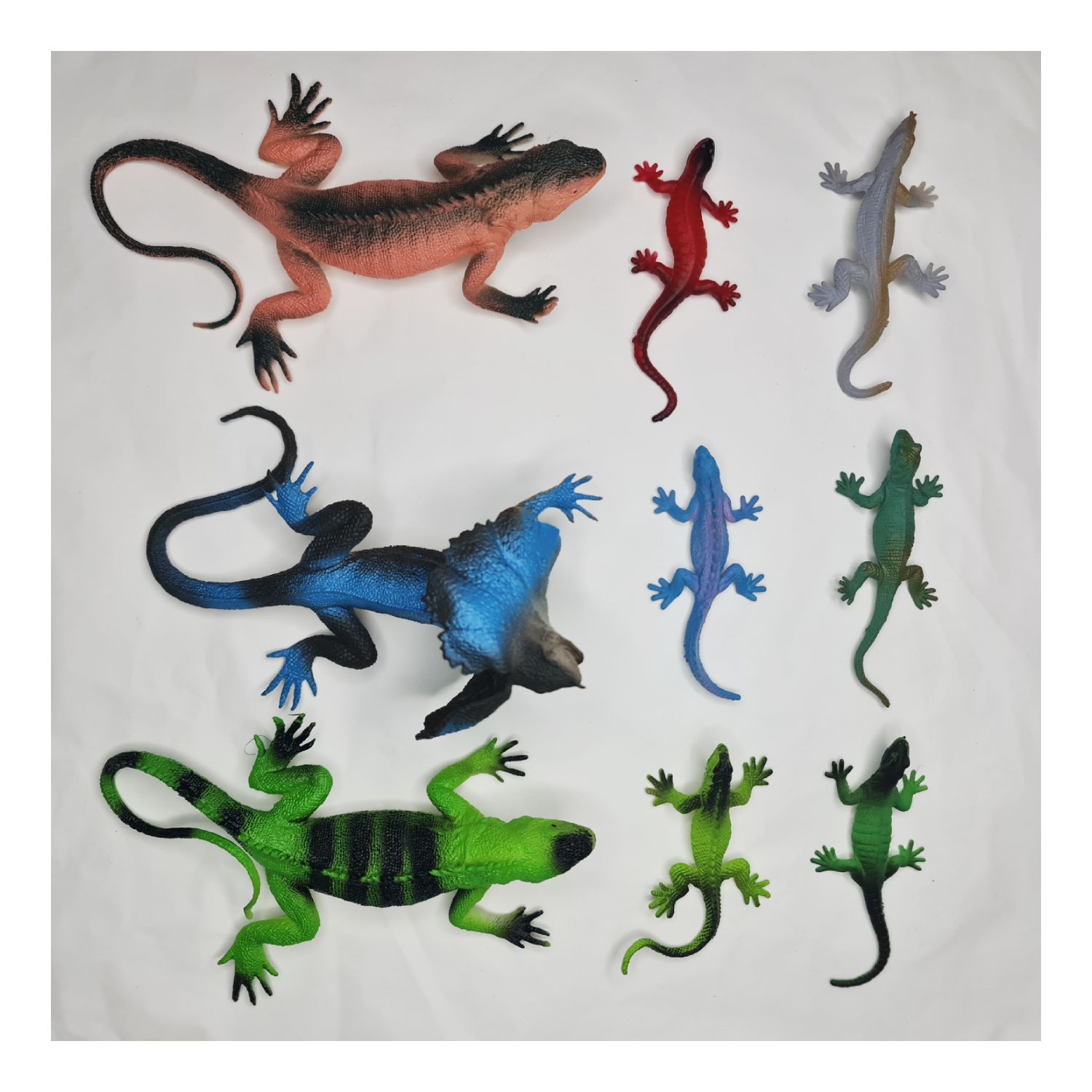 Set De 20 Figuras De Reptiles Y Lagartos De Juguete - Coloridos, Para Colección, Juego Educativo Para Niños