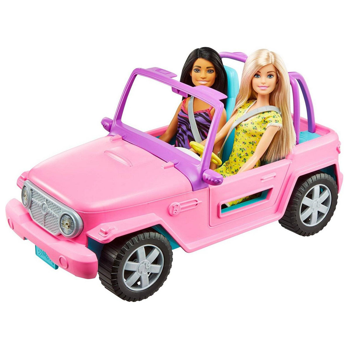 Barbie Jeep 2 Muñecas Gvk02 Mattel EntreKids