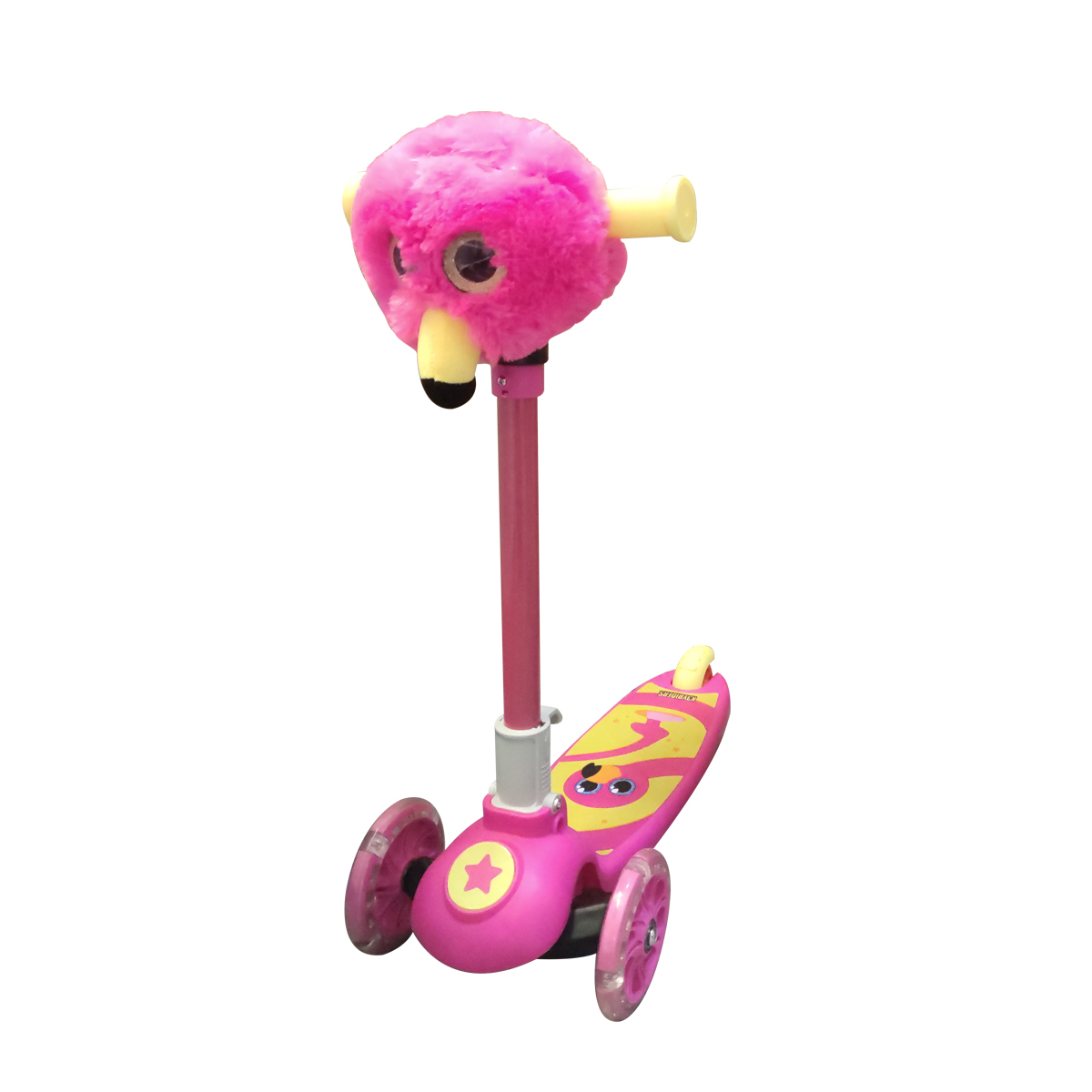 Scooter 3 Ruedas Peluche Flamingo Flamy K3Yriders EntreKids