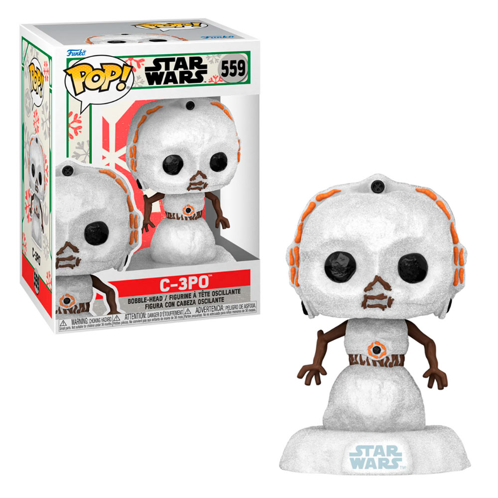 Figurine Funko Pop! Star Wars : C-3PO En Bonhomme De Neige - Collection Vinyle - Idée Cadeau Fan