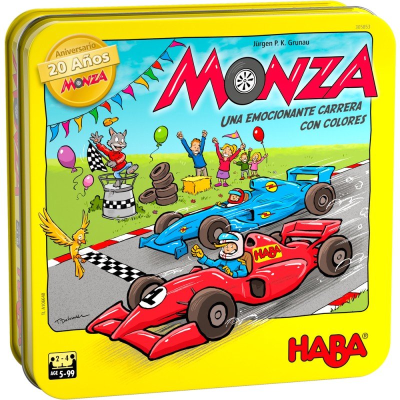 Haba 4416 Monza – Gioco Di Dadi Per Bambini, Corsa Di Macchine, Con Certificazione Spiel Gut