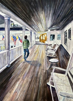 Evening on Shawnee's Porch by Clara Beym (2025)