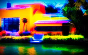 Blumenthal On The Venice Canals Digital Art 22s18 by Karol Blumenthal