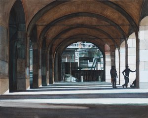 Afternoon Shadows, Milan by Kathleen Wert (2017)