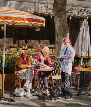 Parisian Cafe by Gwynn Di Pilla (2025)