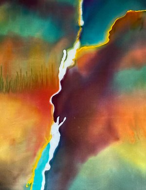 SusanHCosmicDisturbance.29x26,jpg by Susan Helmer