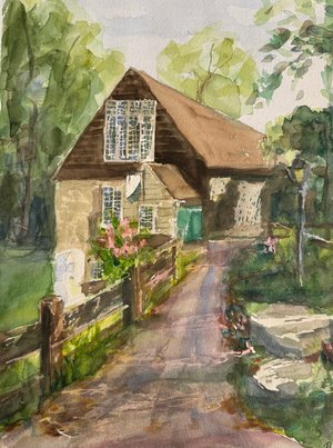 Lisa Domenic Up to the Mill watercolor 16 X12 450 by Lisa Domenic (2026)