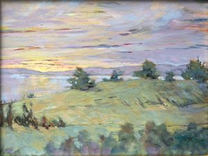 Bay of Fundy Sunset by Mary Millan Klunk (2017)