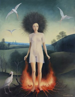 Oracle In White by kevin kuenster (2026)