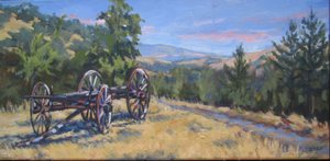 Wagon at the Tao House by Debby Koonce