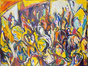 horowitz masquerade acrylic $2.800 copy by Benice Horowitz (2026)