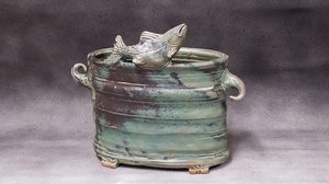 Oval Fish vase by Mel  Kunihiro (2023)