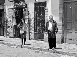 Rosenberg_Seriously Waiting for the Bus_photography_500_22 x 25 by Lina Morielli (2024)
