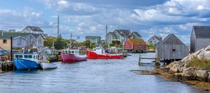 Johnson LobsterBoatsPeggysCove by Joey Johnson