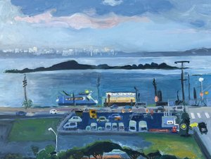 Jamaica Baywith Manhattan in the Distance by Lynn Stein (2026)