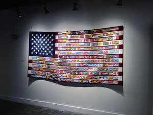 Reimagined American Flag: All Lives Matter by Kelly Burke (2017)