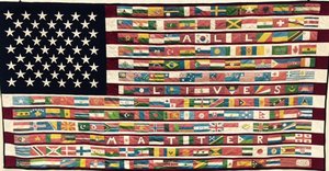 Reimagined American Flag: “All Lives Matter” by Kelly Burke