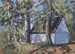 Shadowplay, Garage, Tangled Pine by Nancy Campbell