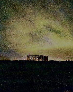 Night View Port Aransas by john chinn (2025)