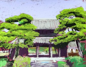 Kenninji Gate by Roger Tinius