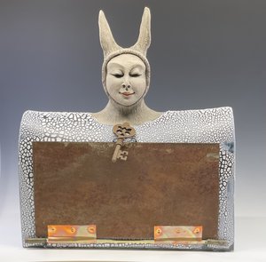 Rabbit/face secret keeper by Barbara Glynn Prodaniuk (2025)