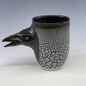 Raven cup by Barbara Glynn Prodaniuk (2025)