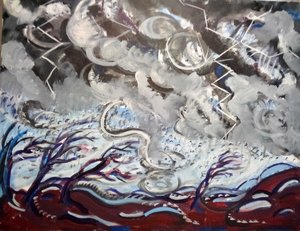 Fast Storm 23x29 by Gregory Maier