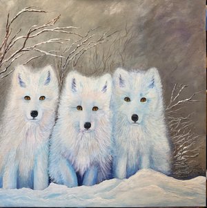 White Fox Trio by Janice Freischlag (2025)