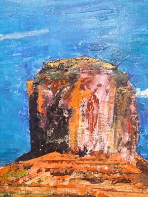 Merricks Peak, Monument Valley  by Bill Szczech