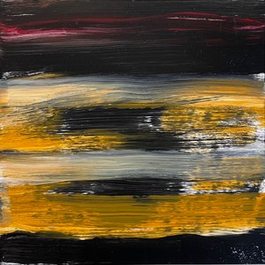 Driving at Night, Passing Through by Marc Ellen Hamel (2025)