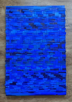 Woven Together | Blue by Barbara Joann Combs (2022)