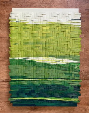 Woven Together | Green by Barbara Joann Combs (2022)