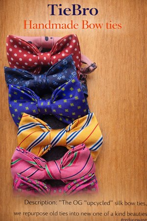 Repurposed Upcycled Silk Ties by Noel Gregory (currently mad e)