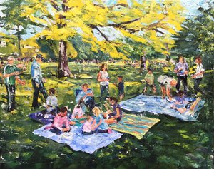 FamilyTree_Oil_24x30in by Maura Matthews (2021)