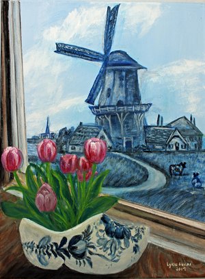 Delft Days (framed) by Lyric Lucas