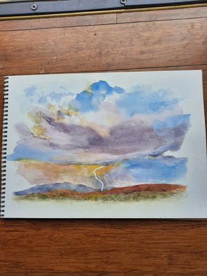Southwestern Thunderstorm by Lewis Flacks (2022)