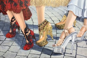 Goodwin MaryAnn To The Ball Acrylic 24X37 1500 by MaryAnn Goodwin (2025)