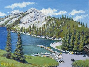 Echo Lake Dam  by John Finger
