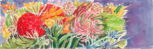Flowers And Peppers by Daniel Neufeld